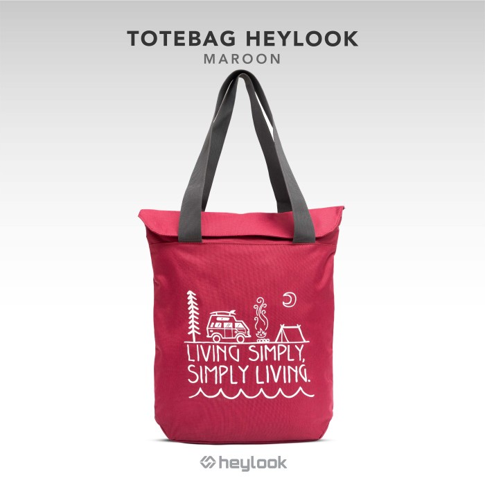 Tote Bag Resleting Waterproof Distro Import Remaja Polos Empuk V0U6 Premium Tulisan Anime Putih Quot