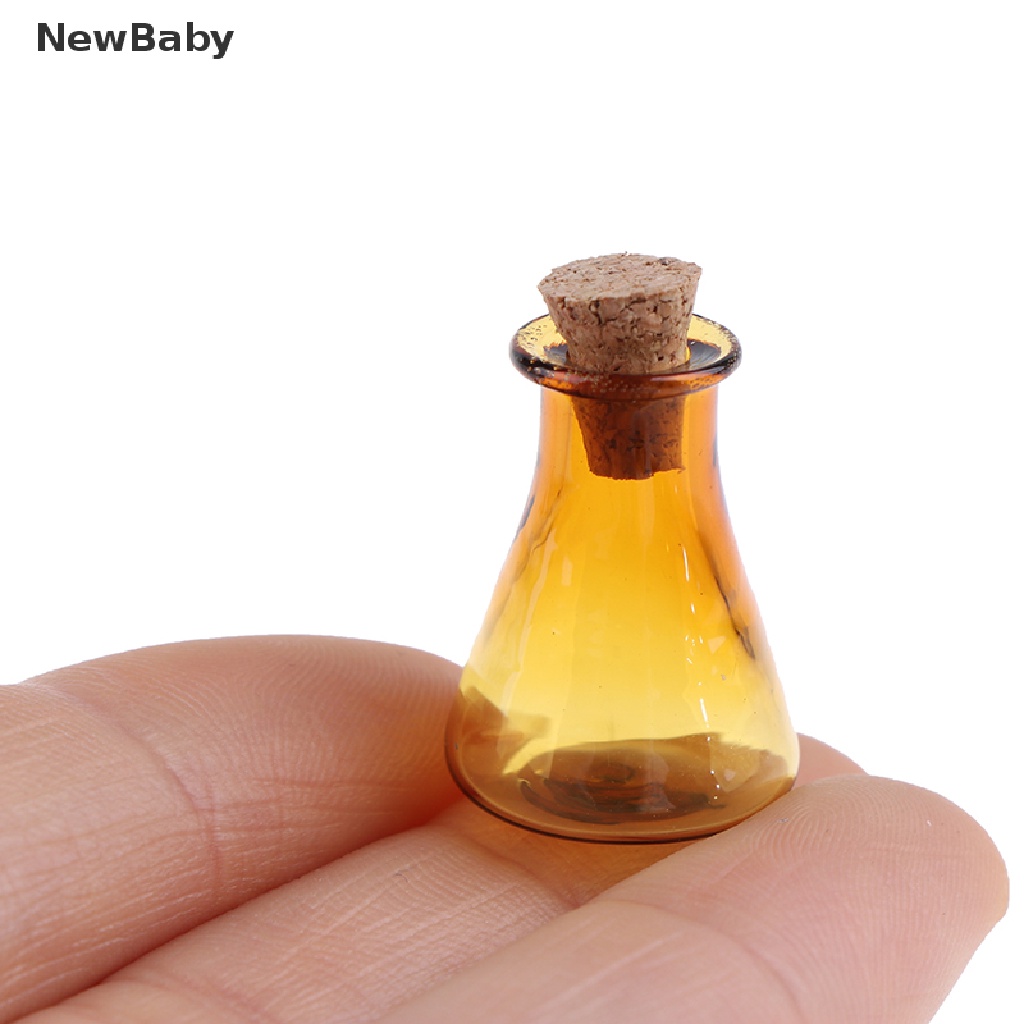 Newbaby 2Pcs Botol Kaca Mini Untuk Harapan