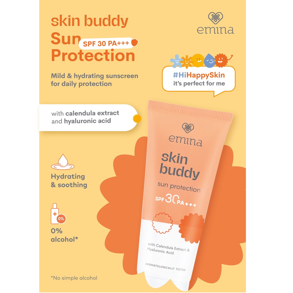 Emina Skin Buddy Sun Protection SPF 30 PA +++ 60 ml | Sunscreen