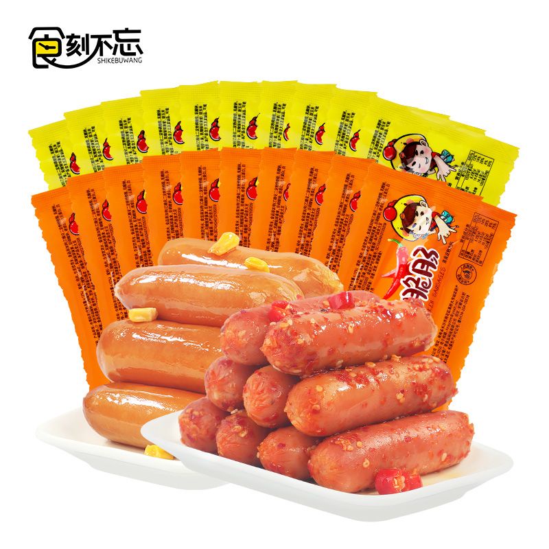 (HALAL) 食刻不忘 Sosis hotdog sosis jagung/sosis spicy 28g