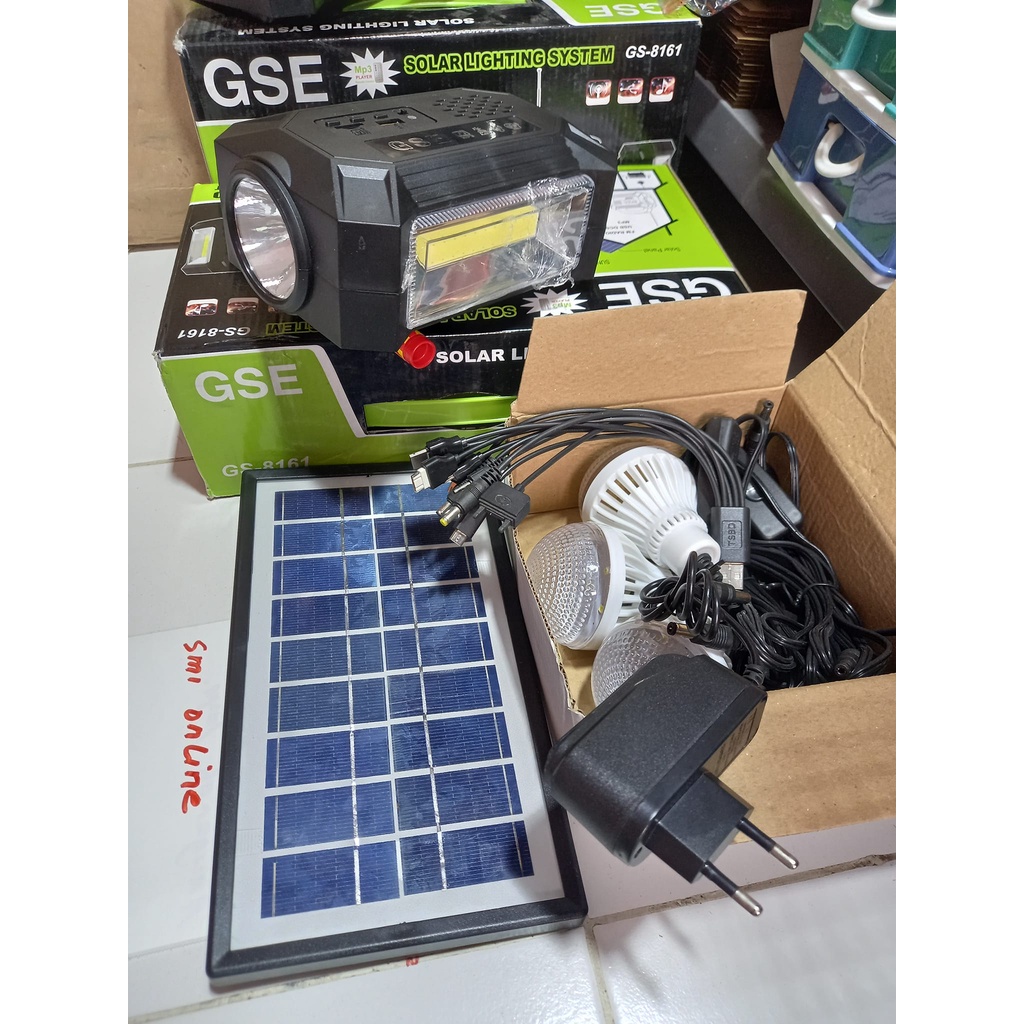 solar lighting system lampu emergency tenaga matahari panel surya