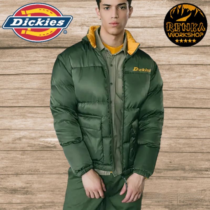 Dickies Insulated Duck Down Vest Jacket - Dark Green