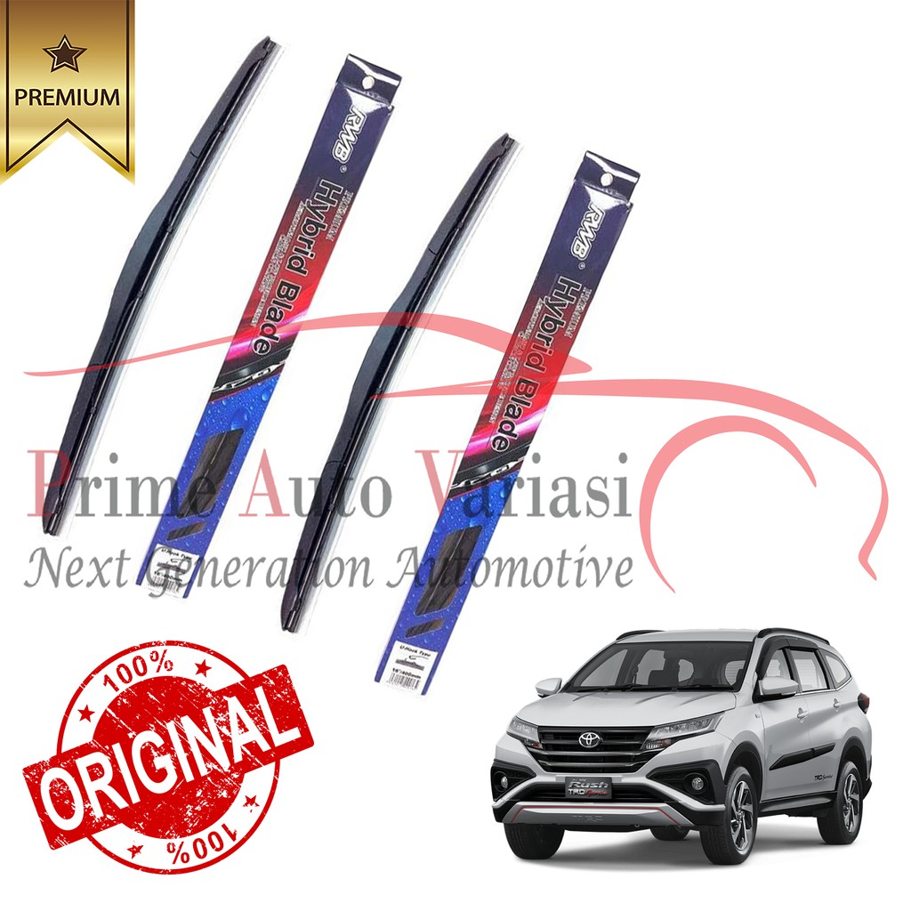 Wiper Mobil Hybrid Blade RWB Series - TOYOTA RUSH 2018