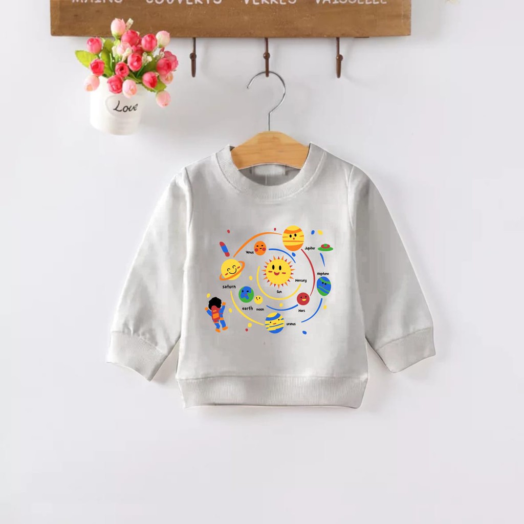 TokoMilkan - Sweater Anak Laki Laki Atau Perempuan COMBO Unur 1 - 6 Tahun Bahan Fleece