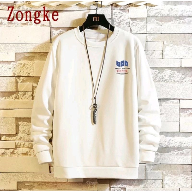 Sweater Pria Turn Cat Sweater Fleece Big Size Sweater Cowok Size M - XXL 2 warna 005