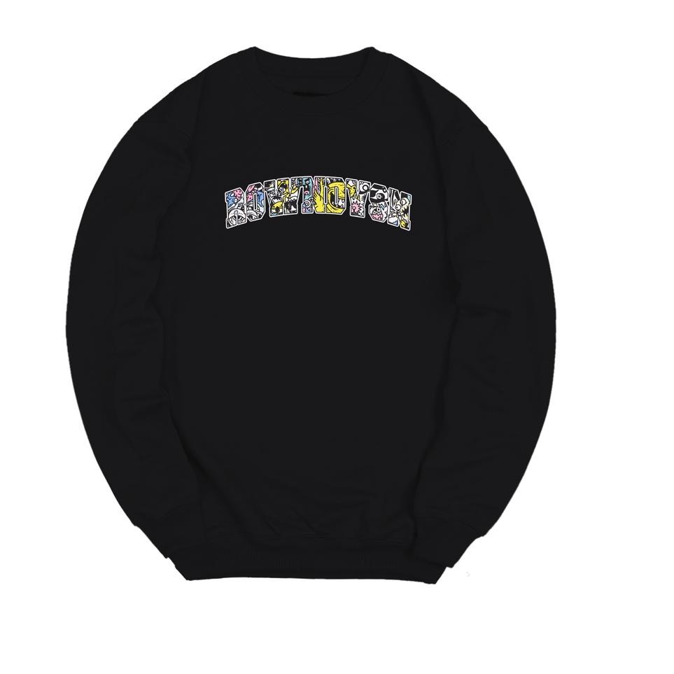Menarik.. Rown Division Official Crewneck Black - Rowndvsn Sweater Ultimate Hitam