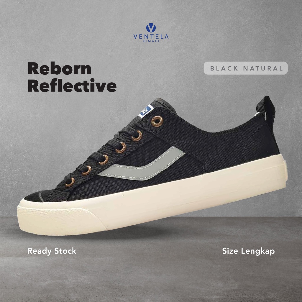 Ventela Reborn Reflective Low Black Natural