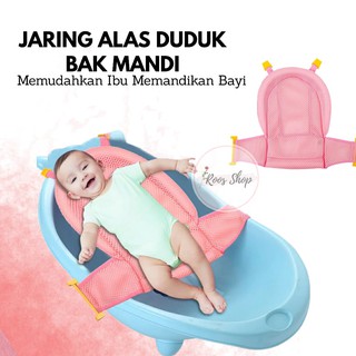 Jaring bak mandi alas duduk pengaman bayi balita anti 