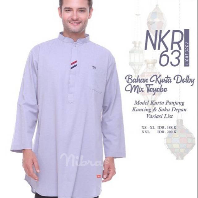 Koko lengan panjang Nibras NKR 63