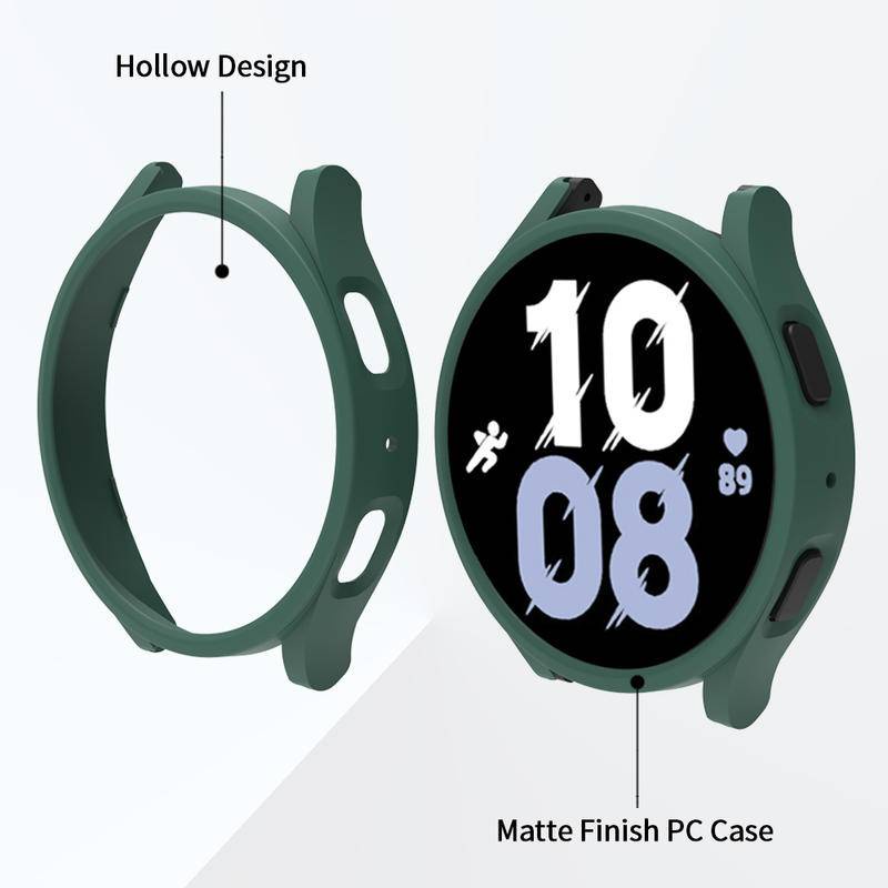 Case Bumper Pelindung Bahan PC Matte Untuk Samsung Galaxy Watch 4 44mm 40mm 44mm 40mm