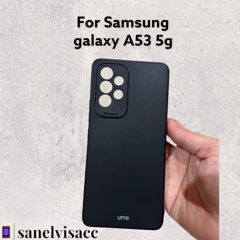 Case Samsung Galaxy A53 5g , Casing Samsung Galaxy A53 5g , Softcase Silikon Black Dove Protection C