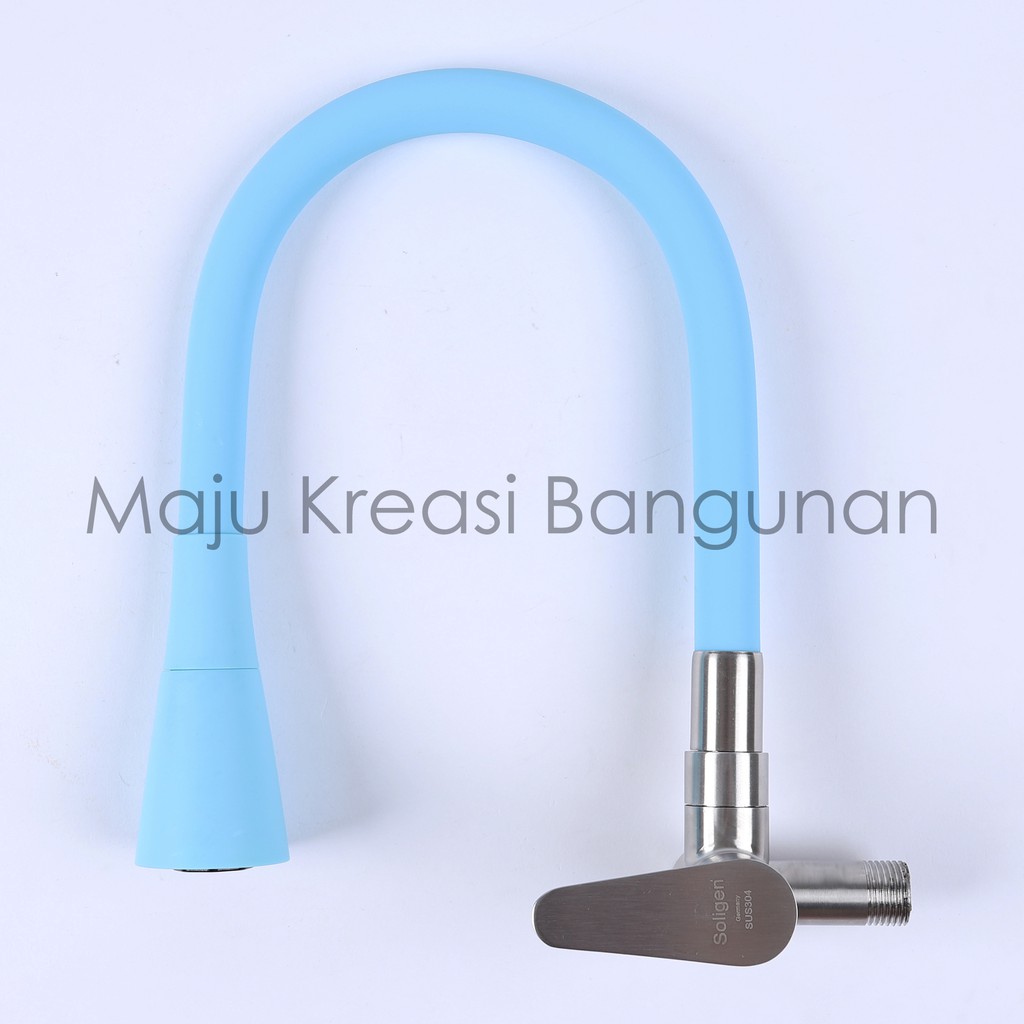 Kran Angsa Fleksibel SOLIGEN Stainless Keran Cuci Piring Sink Flexible SSR606 SSR 606 SUS304 SUS 304