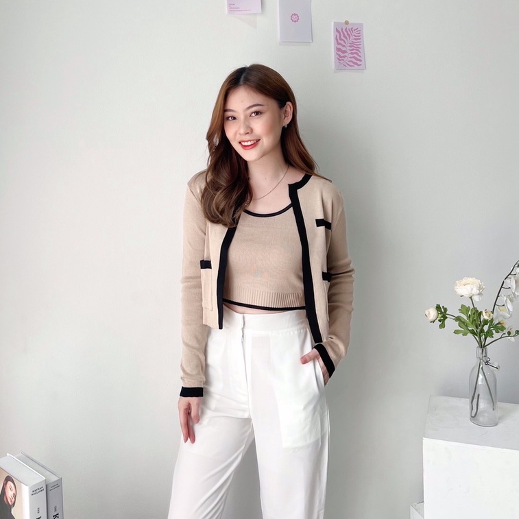 AUREL SET - SET WANITA - SET KOREAN - CARDIGAN KOREAN-5