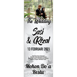 Banner Protokol Kesehatan Corona Covid 19 Untuk Pernikahan Wedding Prokes Shopee Indonesia