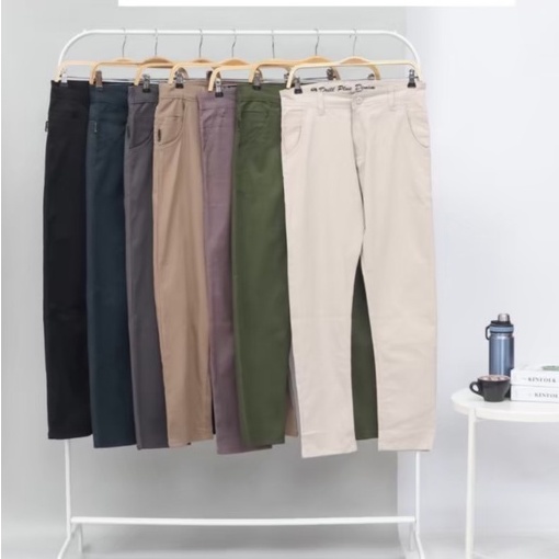 TERLARIS CELANA CHINO PREMIUM ( REAL PICT ) CHINOS KERJA KANTORAN HARIAN CHINO PANJANG PRIA SLIM FIT STRETCH