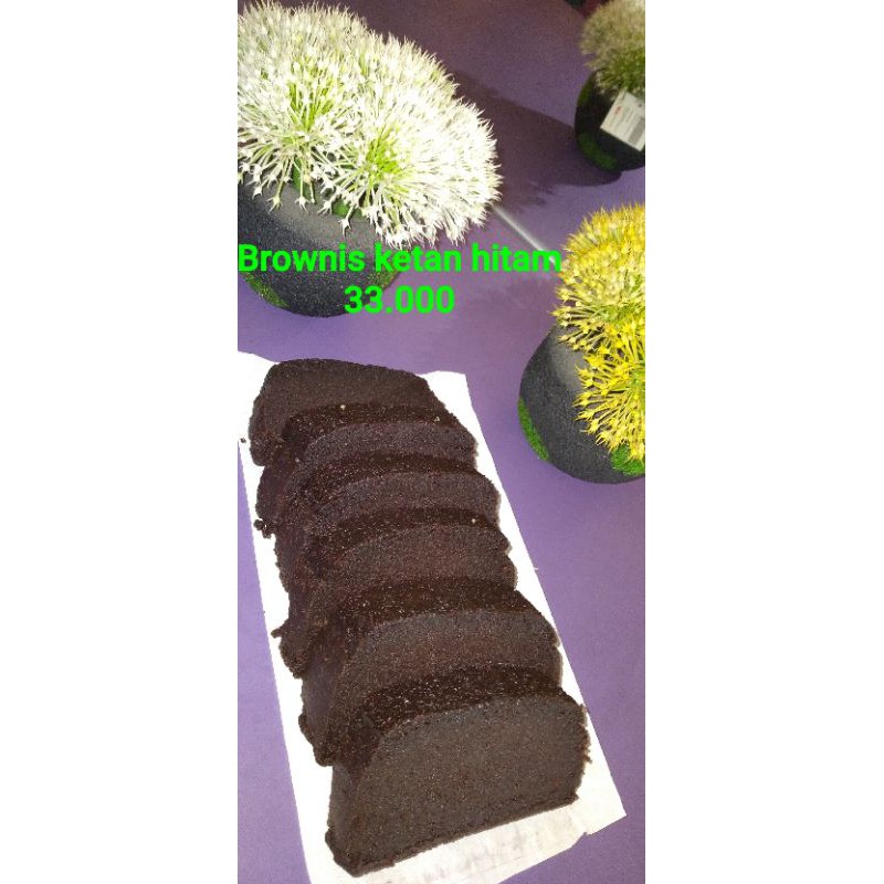 

brownis ketan hitam