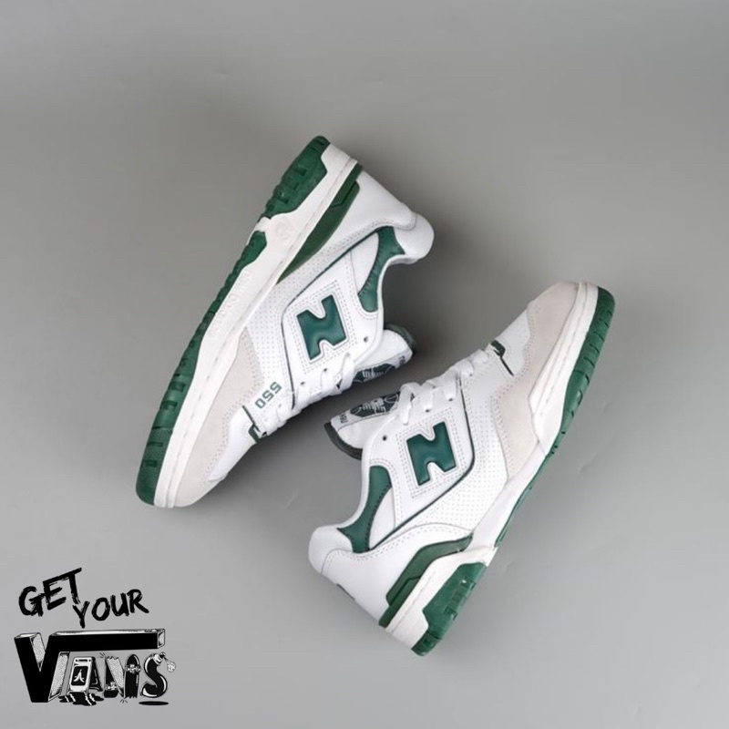 Sepatu New Balance BB550WT1 White Green Original 100% BNIB