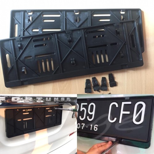 Tempat Dudukan Plat No Mobil / Cover Plat Nomor / Tatakan Plat Nomor Mobil / Frame Plat Nomor Standart Astra Termurah