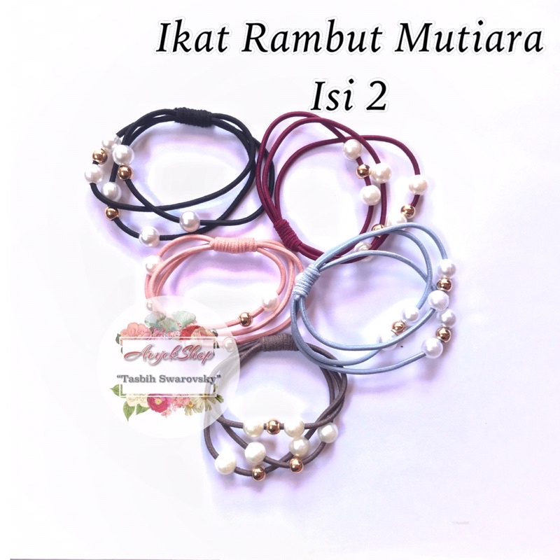 IKAT RAMBUT MUTIARA ISI 2 PCS