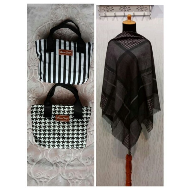 inzia scarf rawis free pouch