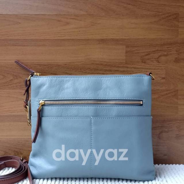 Fossil Fiona Crossbody Chambray Shopee Indonesia