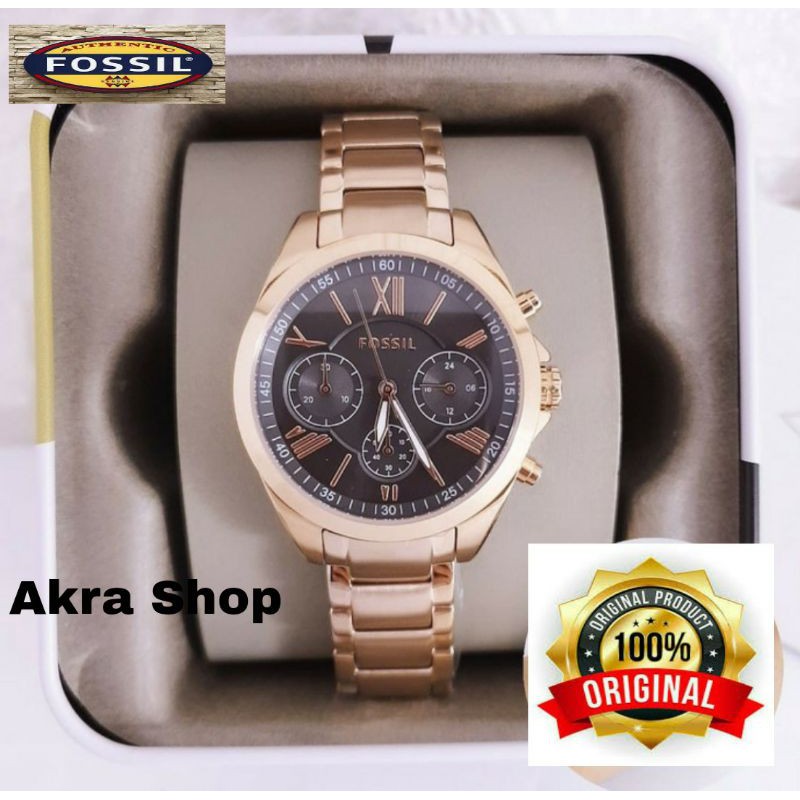 Jam Tangan Wanita Branded Fossil Original type BQ 3036