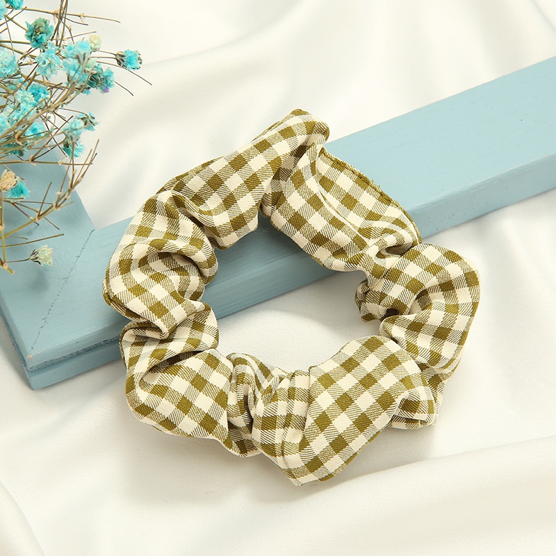 ASIN829 - Ikat Rambut Korea Kain Karet Wanita J204 Scrunchie Elastis Kisi Tali Aksesoris Rambut