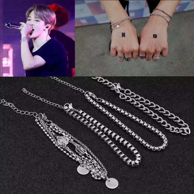  Gelang  BTS  Park Jimin Bracelet Bangtan Style Shopee  