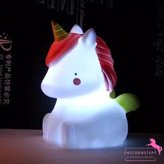 Lampu Hias Unicorn Hiasan kamar Tidur Anak Perempuan Kado Ulang Tahun Cewek