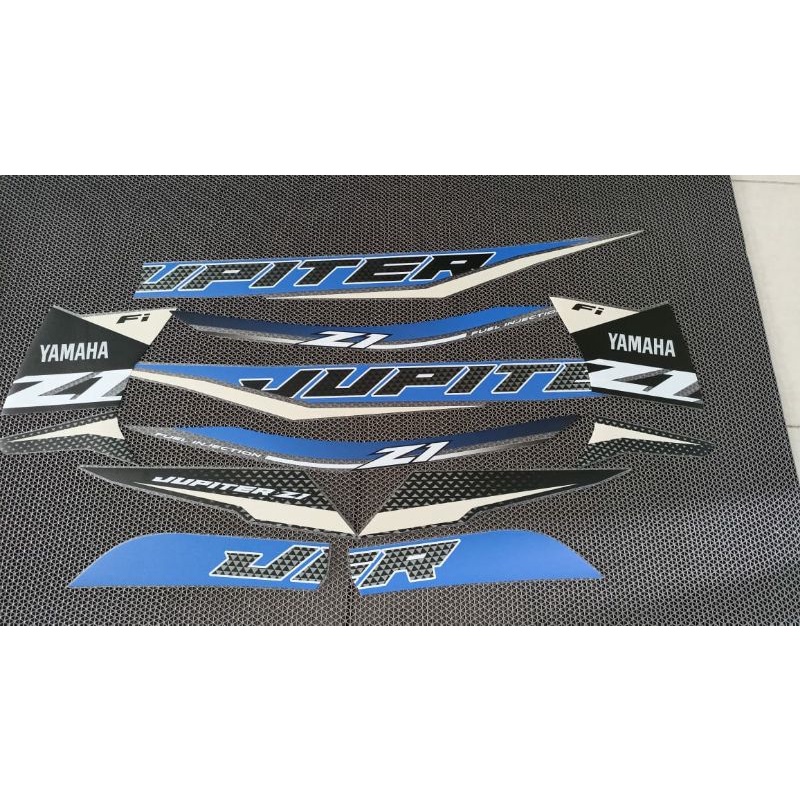 STRIPING TRANSPARAN BIRU YAMAHA JUPITER Z1 TERBARU