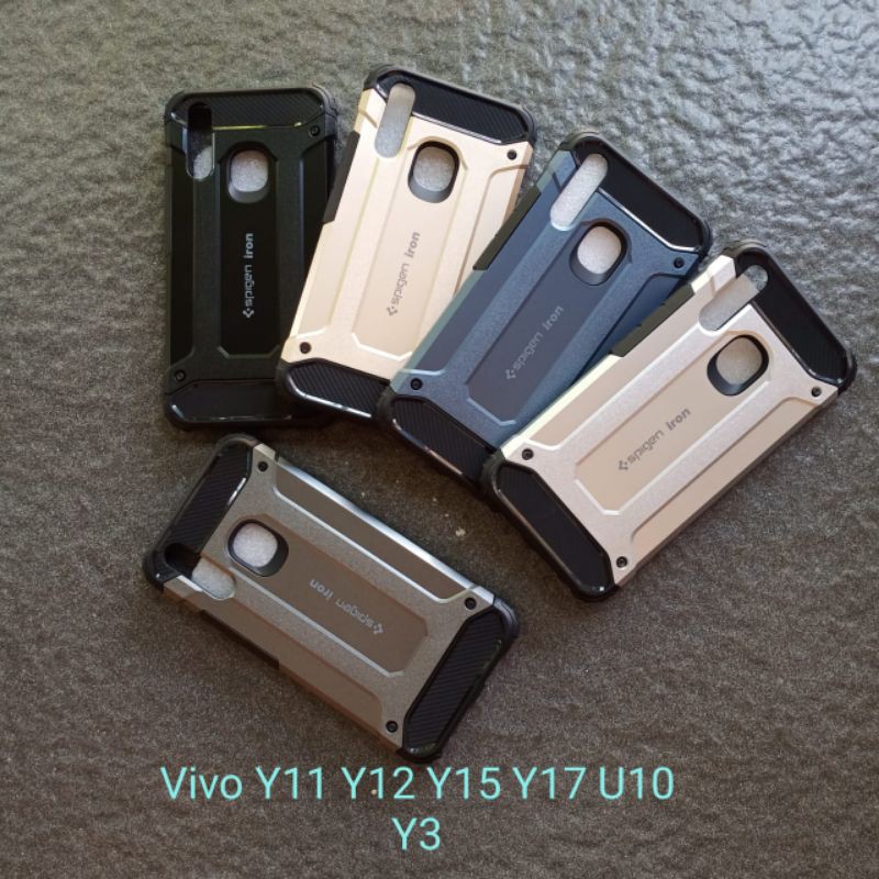 Case iron vivo Y11 Y15 Y17 Y12 Y12i Y3 2019 U10 . Y51 . Y1S Y91 Y93 Y95 soft softcase