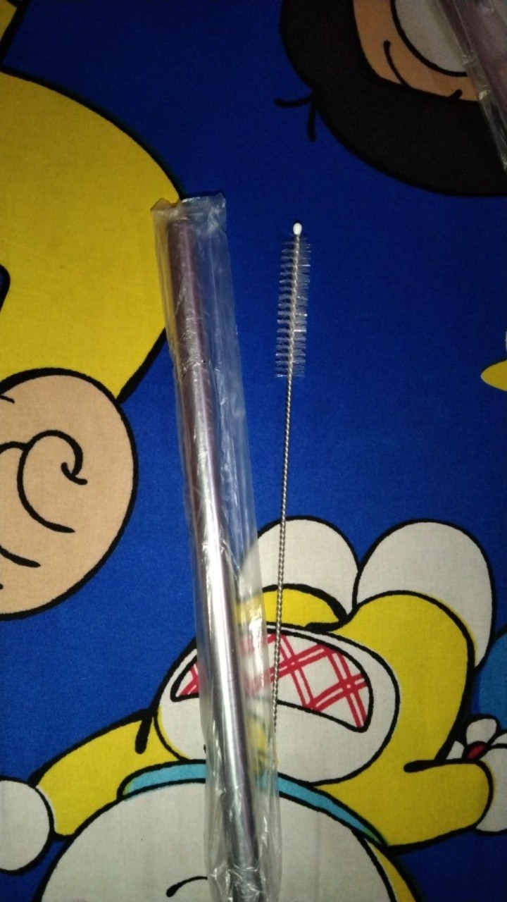 Paket Sedotan Set Dan Sendok Dengan Pouch