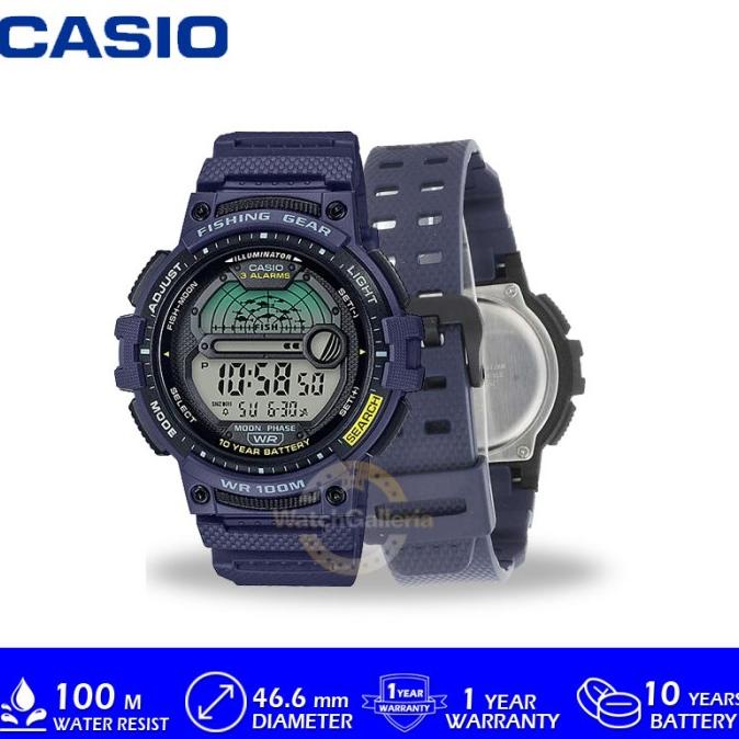 JAM TANGAN DIGITAL PRIA CASIO GENERAL WS-1200H-2AVDF/WS-1200H-2AVDF/WS-1200H ORIGINAL MURAH JAM TANG