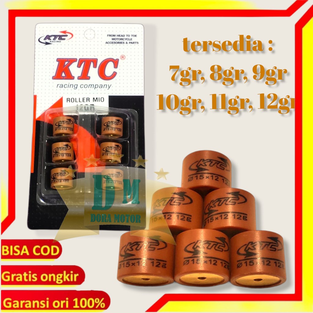 Roller Racing KTC Original / Roller Ktc Ready Motor Nmax,Aerox,Lexi,Pcx,Vario,Beat,Scoopy,Fino,Mio,Mio Soul,Xeon