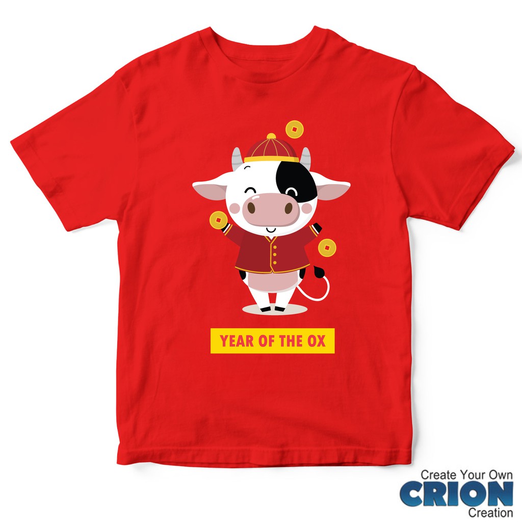 Kaos Imlek Kerbau - Year Of Ox Cute - By Crion