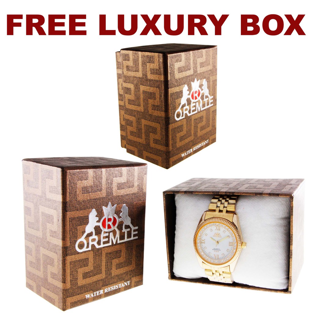 Jam Tangan Oremte Wanita 1856 L Stainless Steel Water Resist 3 ATM Watch-6