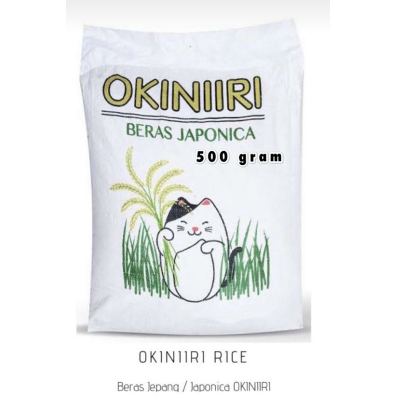 

Beras Jepang Japonica Okiniiri Repack 500 gram