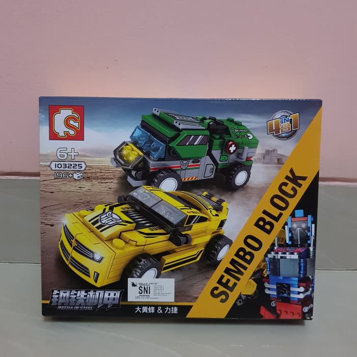 Mainan Sembo Block lego - Sembo Brick Transformer Bumblebee