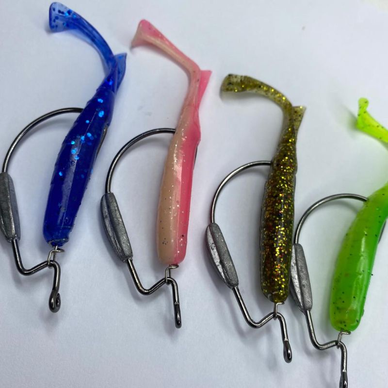 Softlure Ekor Panjang Softworm Umpan Casting Toman Haruan Gabus