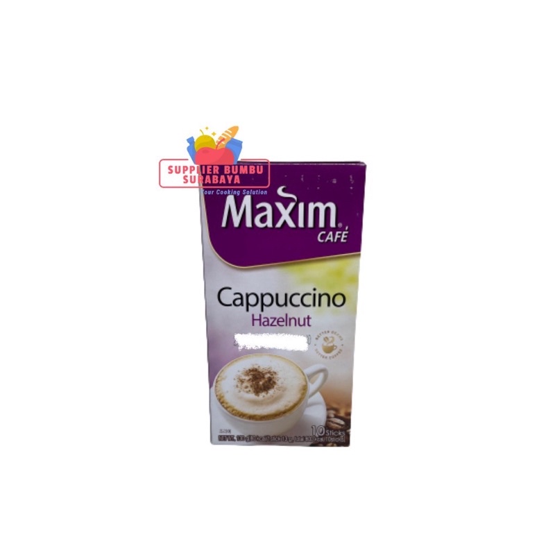 Maxim Coffee Instant Korea Sachet Cappucino Hazelnut Mocha Vanilla Latte BOX