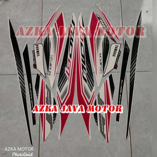 Sticker / Striping full body Yamaha Mio GT 2013 putih