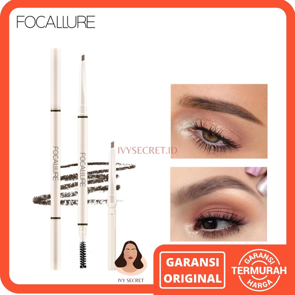 FOCALLURE Artist Sketch Eyebrow Pencil Focallure Eyebrow Tanpa Refill Eyebrow FOCALLURE Pensil Alis Focallure