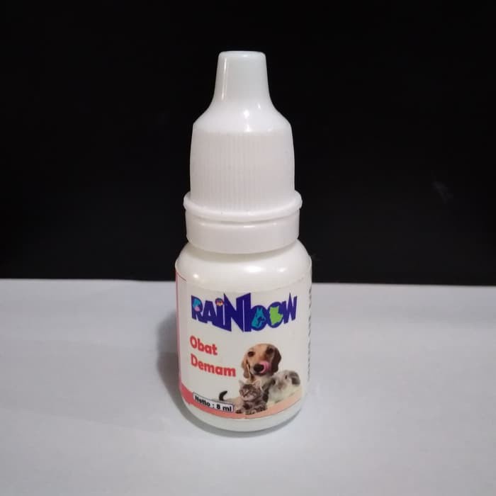 PH.Medan 8ml Rainbow Obat Demam Cat - Obat Penurun Panas Kucing