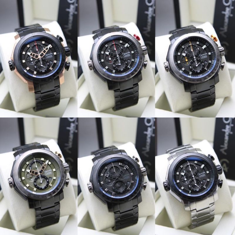 Terbaru Jam Tangan Pria Alexandre Christie 6565 AC6565 [ORIGINAL]