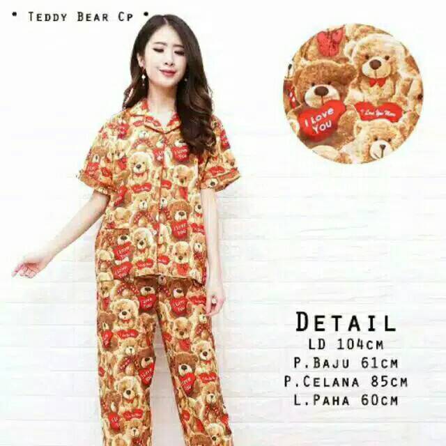 PAJAMAS CP LOVE BEAR LD 104 CM