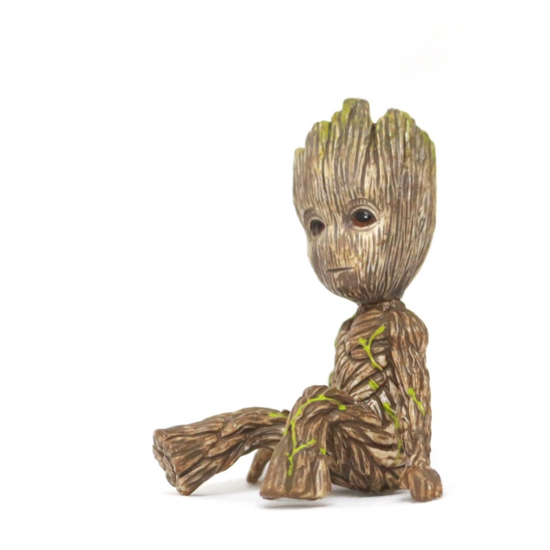 Mainan Action Figure Marvel Guardians Of The Galaxy Tiny 2 Groot Baby Tree Man Ukuran 6cm Untuk Dekorasi Meja