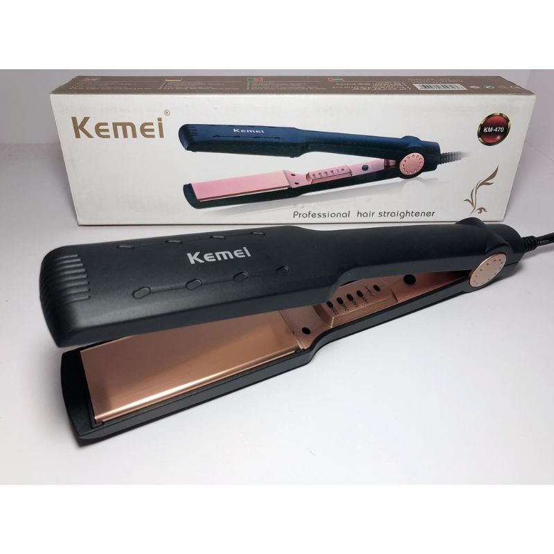 Alat Catokan Rambut Kemei KM-470 Hair Straightener / Alat Pelurus Rambut / Catokan Rambut Murah / Catok Kemei KM 470 / Alat Styling Rambut / Catokan Salon Murah / Alat Meluruskan Rambut / Catokkan Rambut Kemei KM 470 / Catokan Murah / Catok Pelurus Rambut