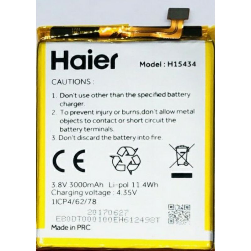 BATRE BATERAY BATTREY BATREI HAIER H15434 L7 3000mAh