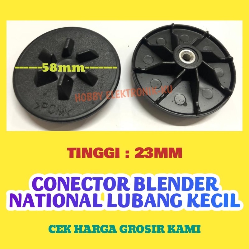 CONECTOR BLENDER NATIONAL LUBANG KECIL