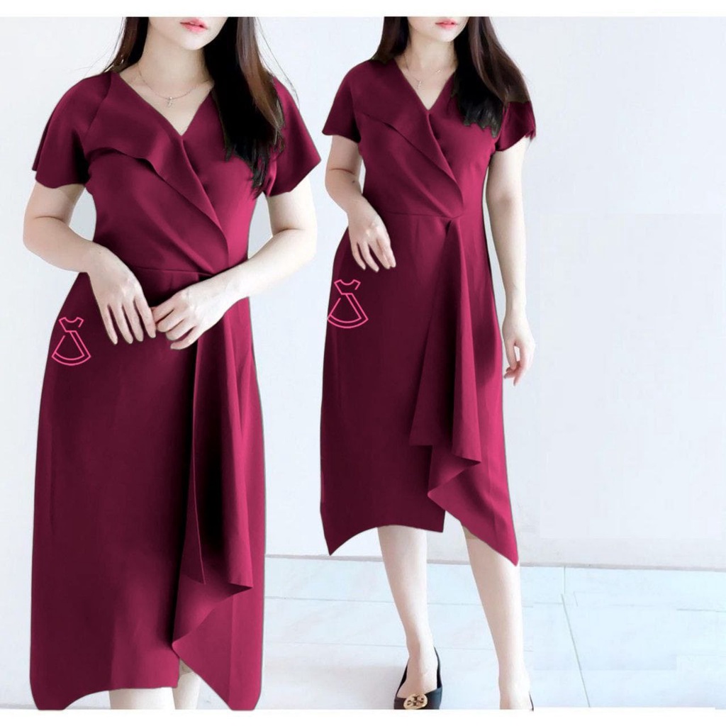 Dress Korean Style Dress Pamela